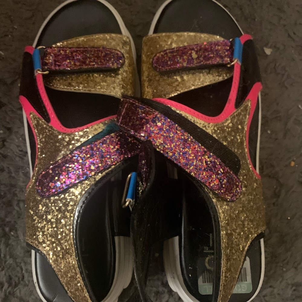 Platform chunky korean style sandals